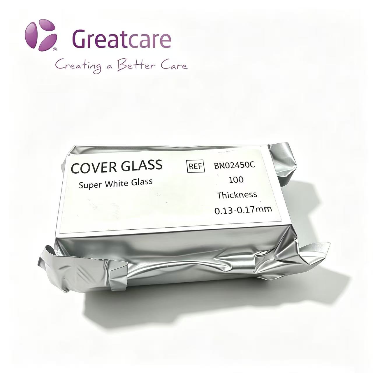 Pokrivno steklo Super White Glass 24x50 mm